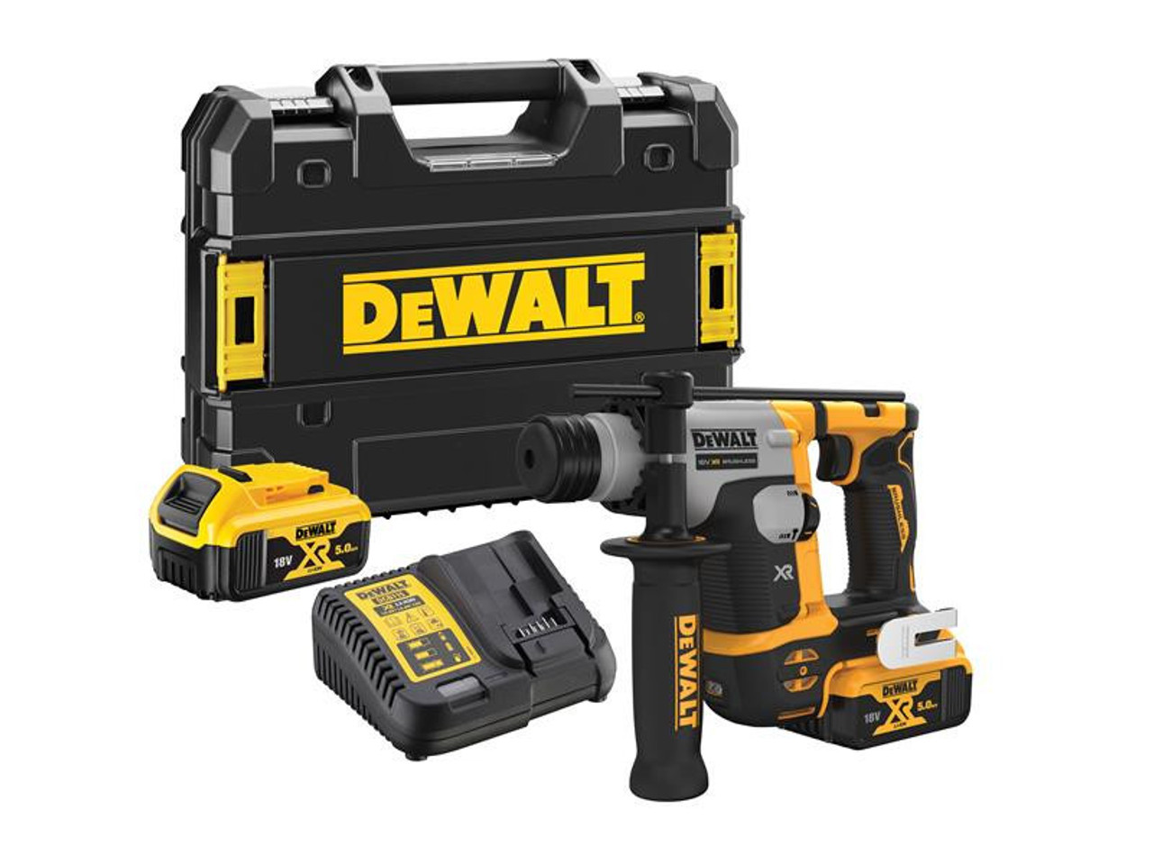 DeWALT DCH172P2 Ultra-Compact XR SDS Plus Rotary Hammer 18V 2 x 5.0Ah Li-ion