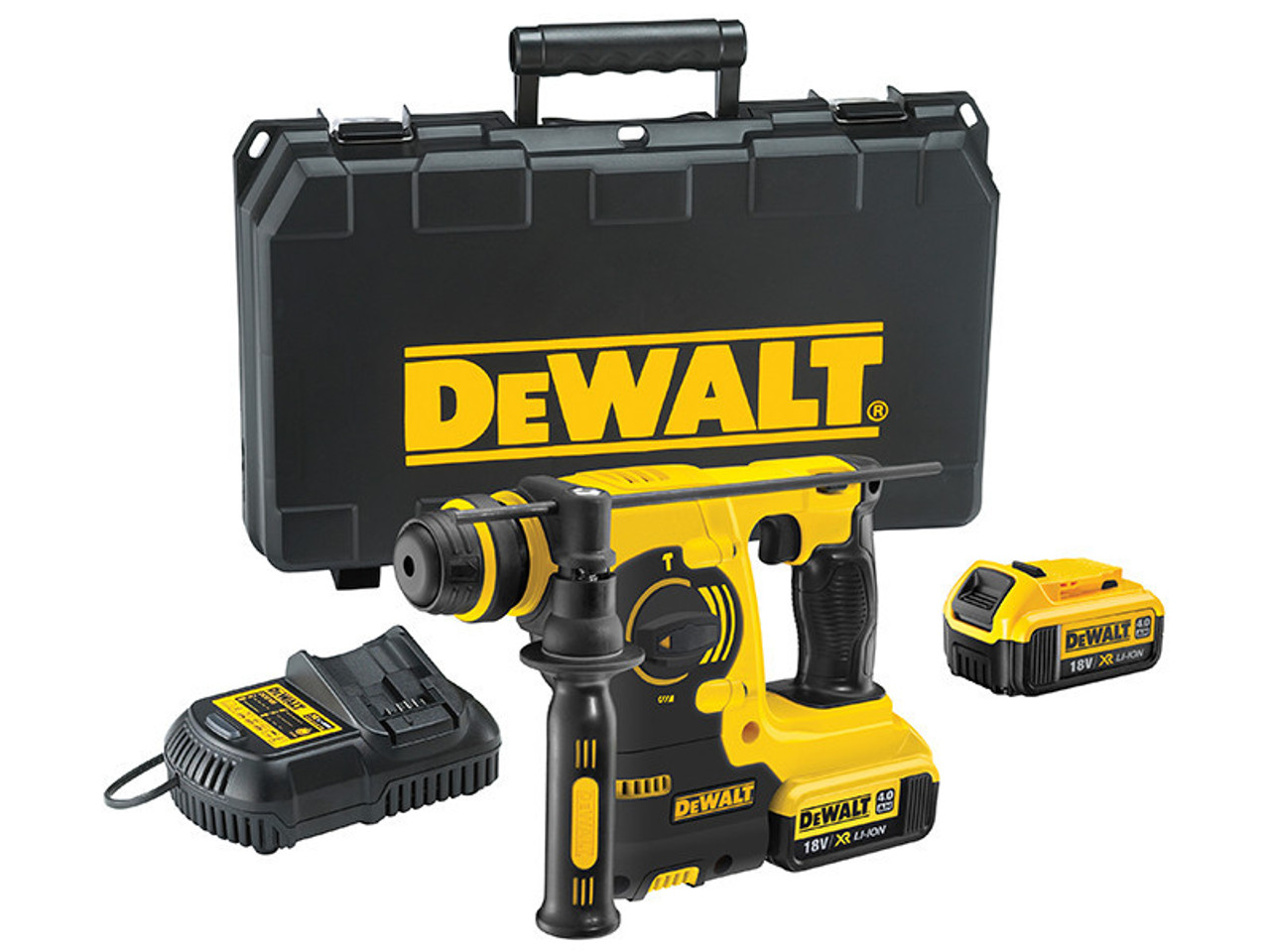DeWALT DCH253 M2 SDS Plus Rotary Hammer 18V 2 x 4.0Ah Li-ion