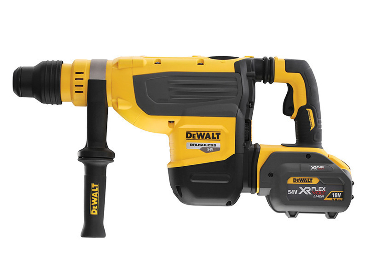 DeWALT DCH733X2 FlexVolt XR SDS Max Rotary Hammer 54V 2 x 3.0Ah Li-ion