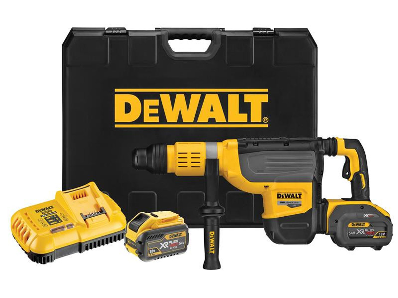 DeWALT DCH773Y2 XR FlexVolt SDS Max Rotary Hammer 54V 2 x 4.0Ah Li-ion
