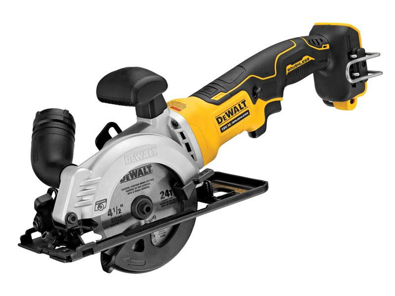 DeWALT DCS571N XR Brushless Compact Circular Saw 115mm 18V Bare Unit
