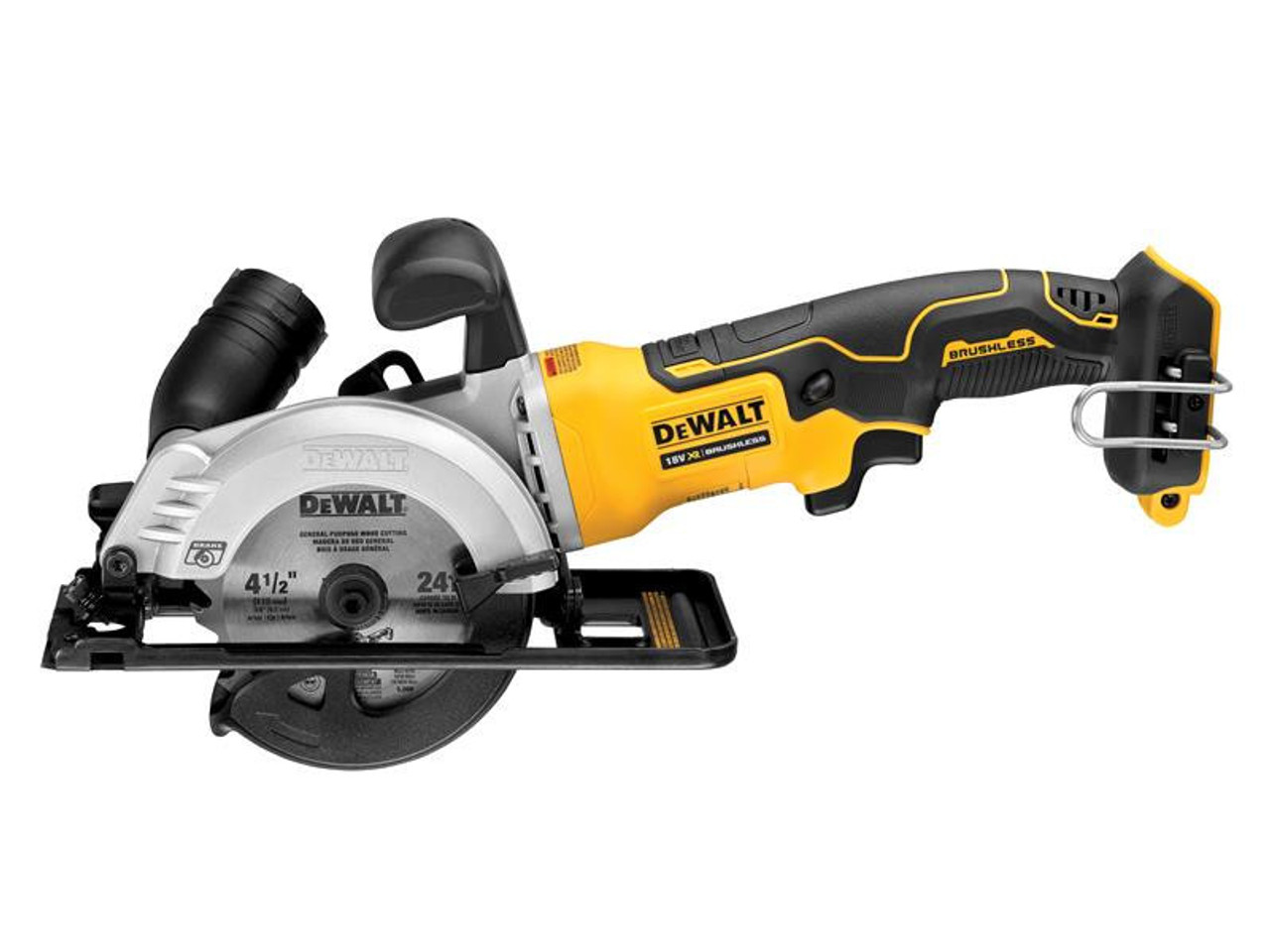 DeWALT DCS571N XR Brushless Compact Circular Saw 115mm 18V Bare Unit