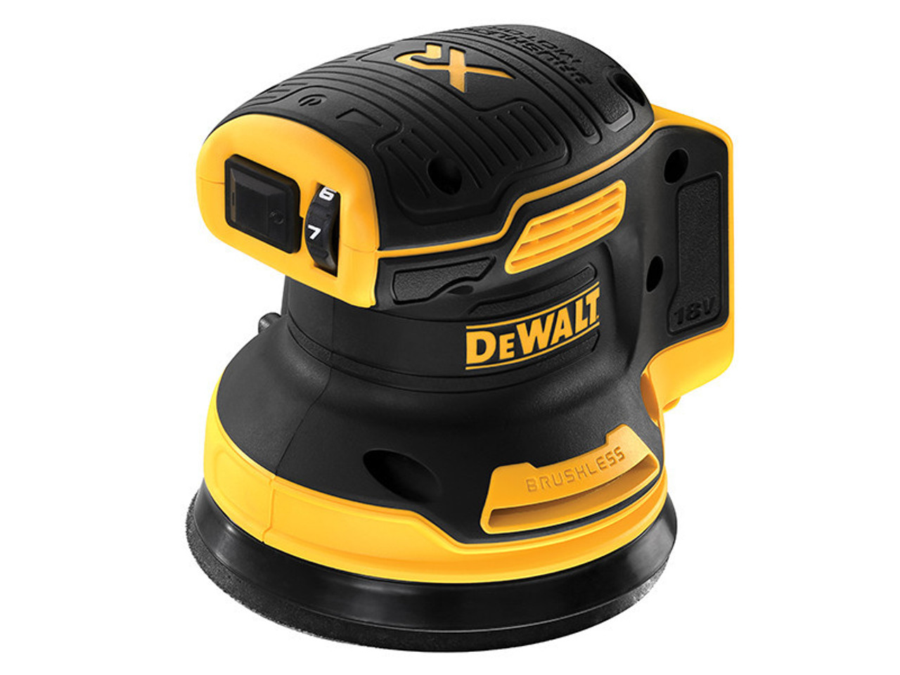 DeWALT DCW210N XR Brushless Random Orbital Sander 18V Bare Unit