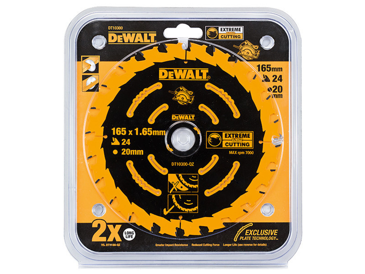 DeWALT Extreme Framing Circular Saw Blade 165 x 20mm x 40T