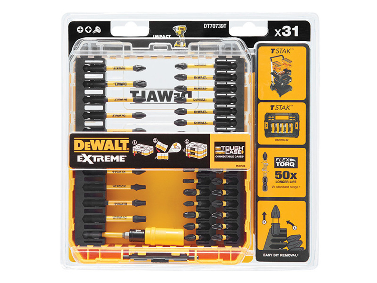 DeWALT DT70739T FLEXTORQ  Screwdriving Set, 31 Piece