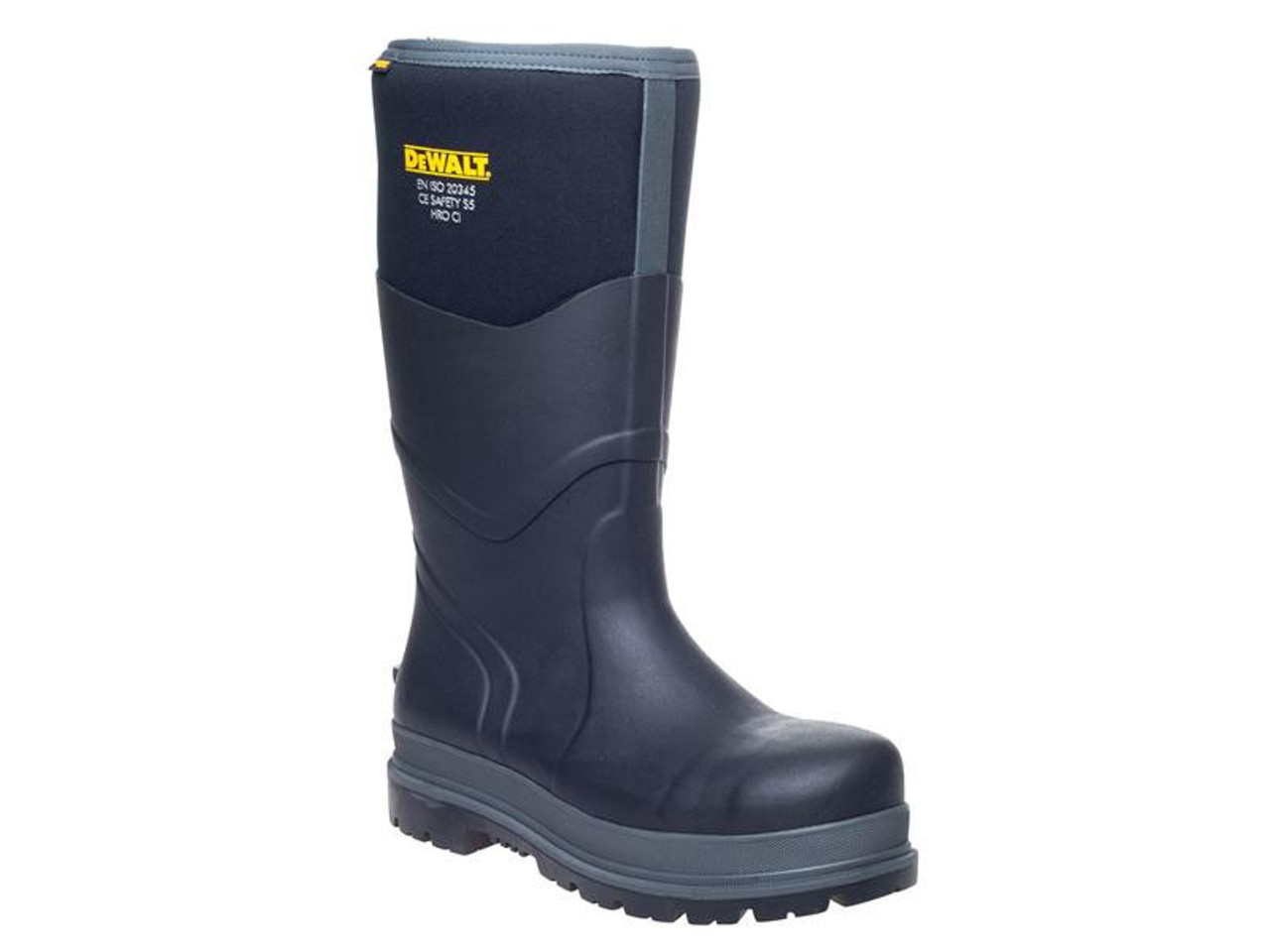 DeWALT Hobart Premium Rubber Safety Wellingtons UK 11 EUR 45