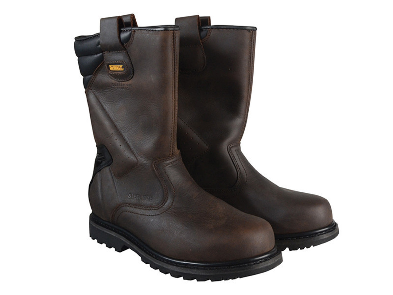 DeWALT Classic Rigger Safety Boots Brown UK 9 EUR 43