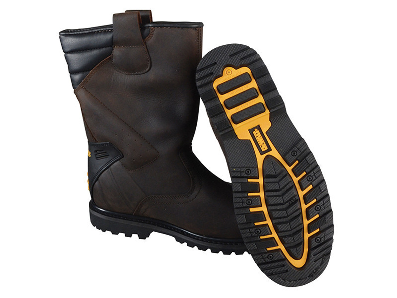 DeWALT Classic Rigger Safety Boots Brown UK 9 EUR 43
