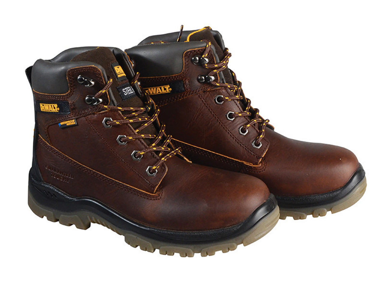 DeWALT Titanium S3 Safety Boots Tan UK 9 EUR 43