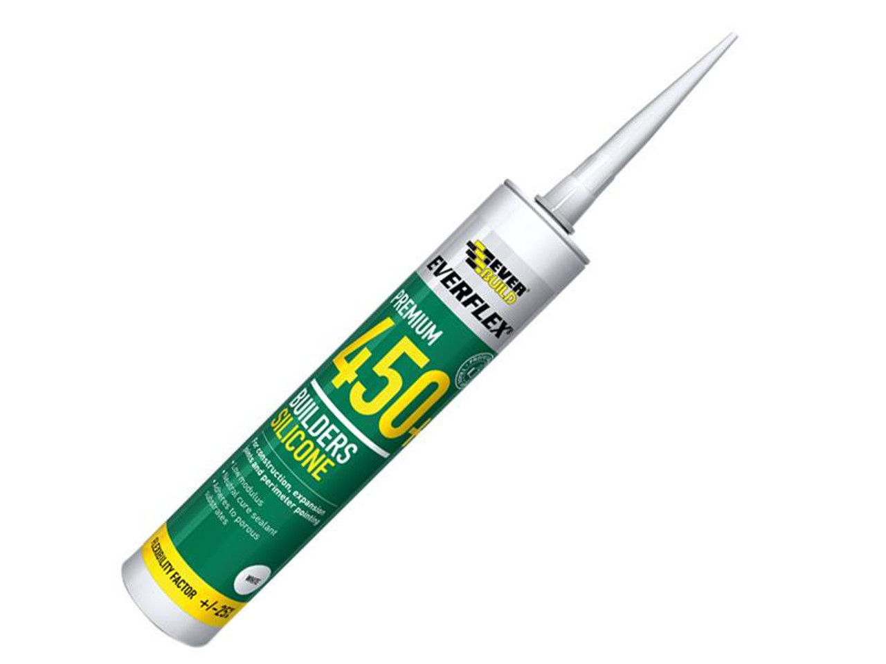 Everbuild Everflex 450 Builders Silicone Sealant Brown 300ml