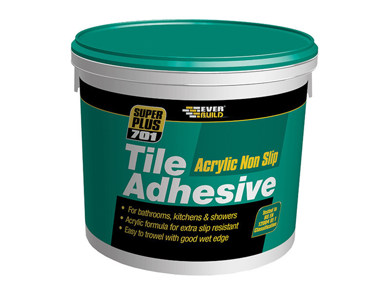 Everbuild 701 Acrylic Non Slip Tile Adhesive 7.5kg