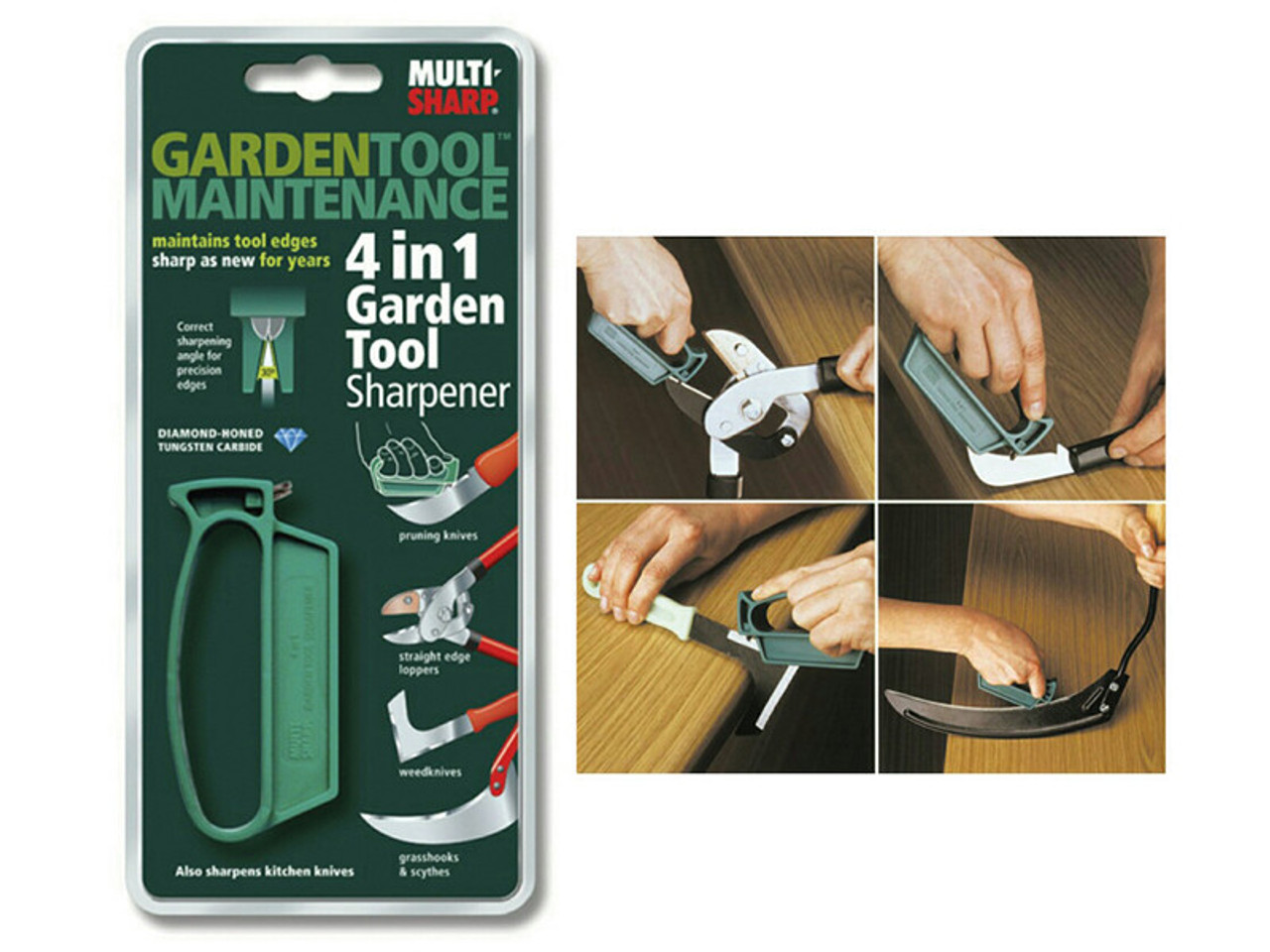 Multi-Sharp Multi-Sharp MS1501 4- in-1 Garden Tool Sharpener