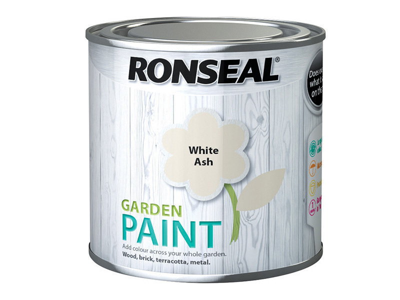 Ronseal Garden Paint White Ash 250ml