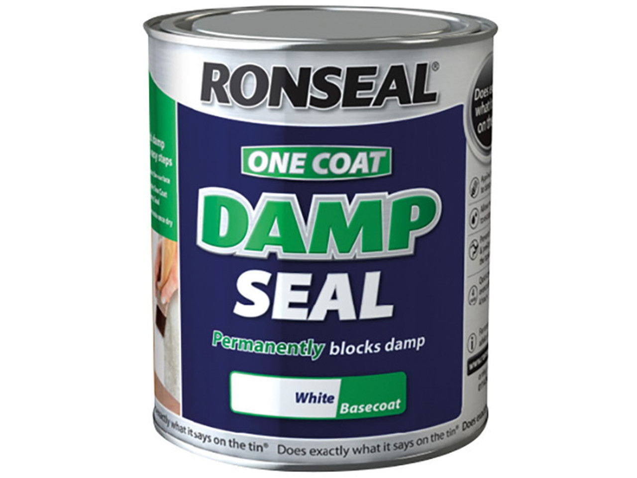 Ronseal One Coat Damp Seal White 250ml