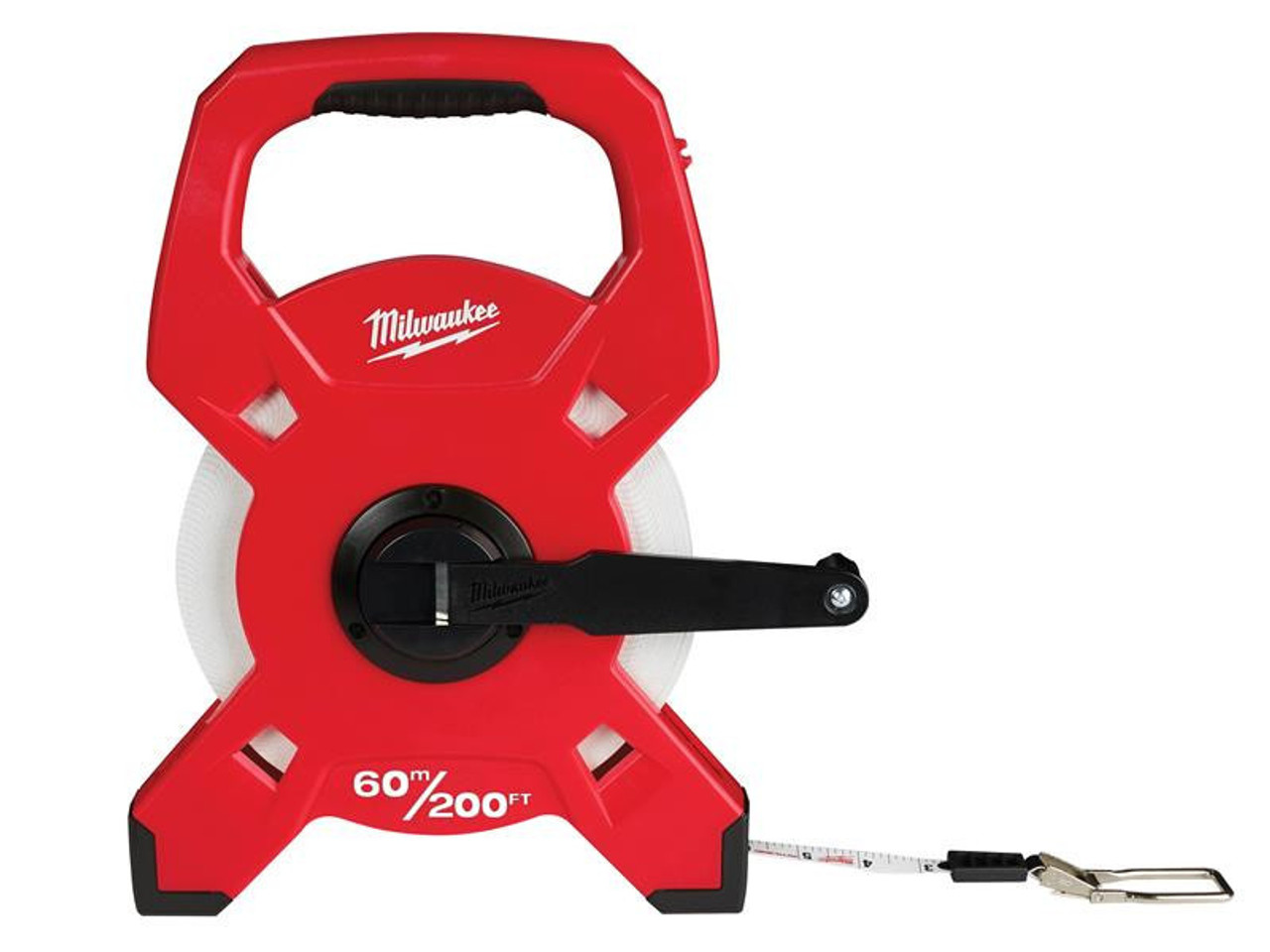 Milwaukee Hand Tools Fibreglass Open Long Tape 60m/200ft (Width 13mm)