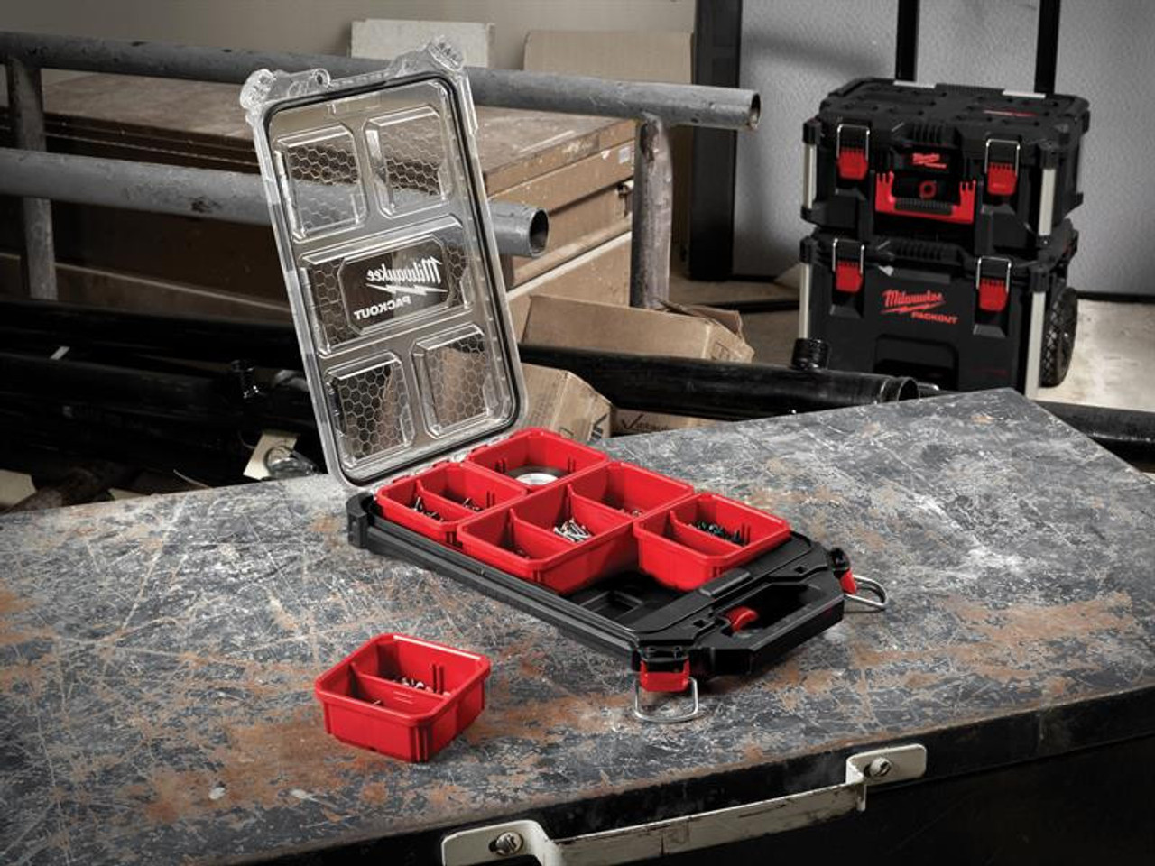Milwaukee Hand Tools PACKOUT Compact Slim Organiser