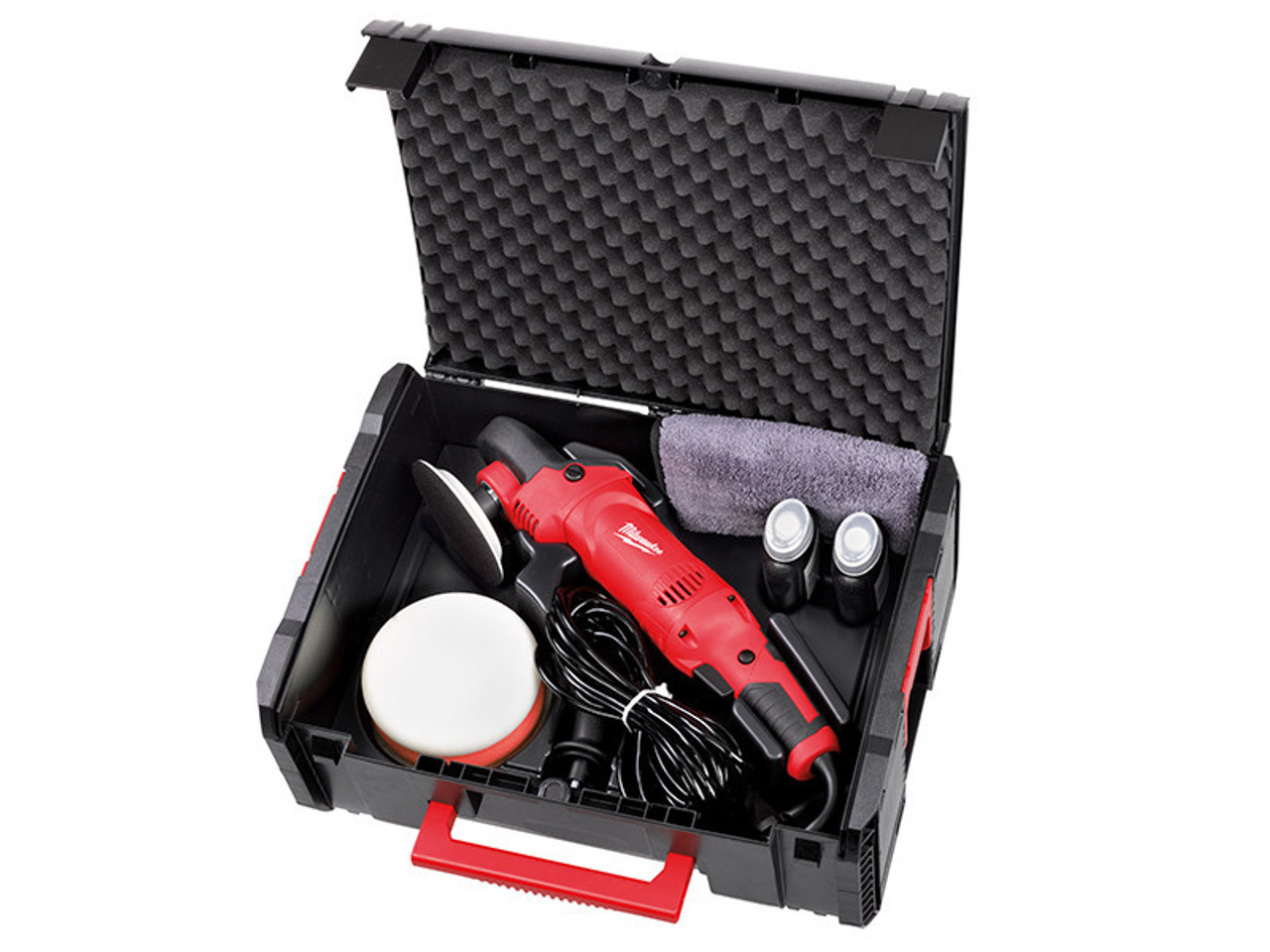 Milwaukee Power Tools AP 14-2 200ESET Polisher Set 200mm 1450W 240V