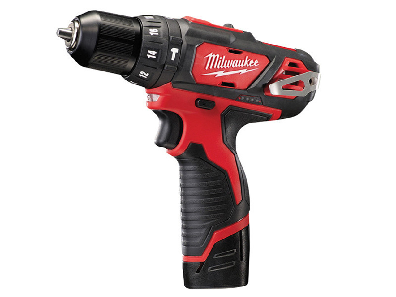 Milwaukee Power Tools M12 BPD-202C Cordless Combi Drill 12V 2 x 2.0Ah Li-ion