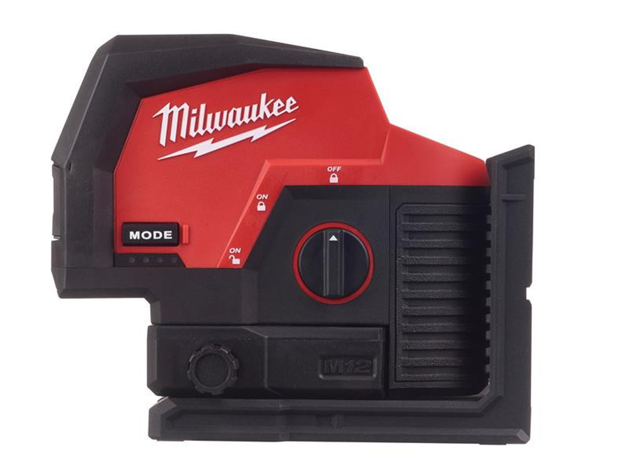 Milwaukee Power Tools M12 CLLP-301C Green Cross Line Laser with Plumb Points 12V 1 x 3.0Ah Li-ion