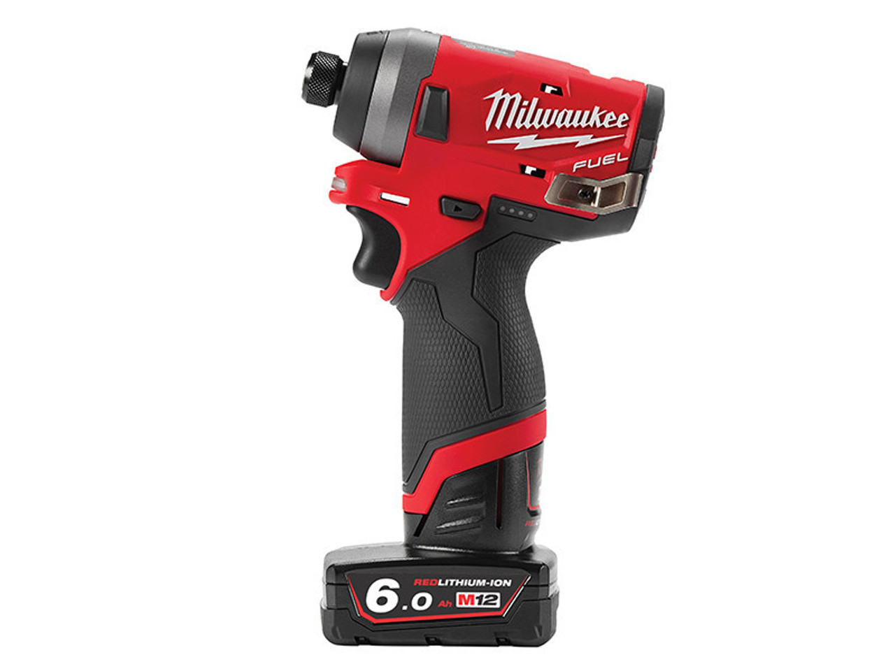 Milwaukee Power Tools M12 FID-602X Fuel Sub Compact 1/4in Impact Driver 12V 2 x 6.0Ah Li-ion