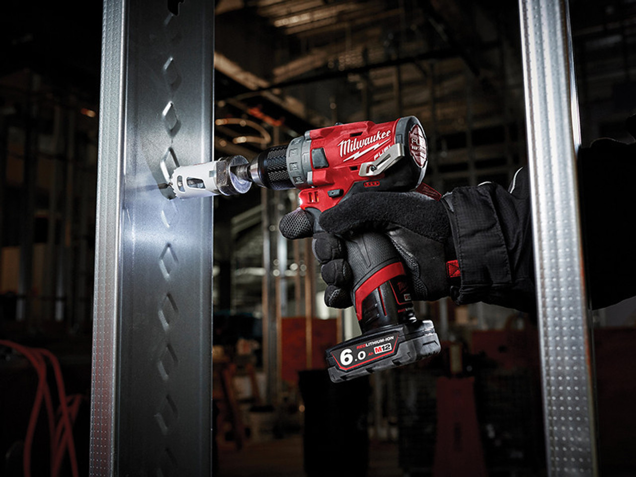 Milwaukee Power Tools M12 FID-602X Fuel Sub Compact 1/4in Impact Driver 12V 2 x 6.0Ah Li-ion