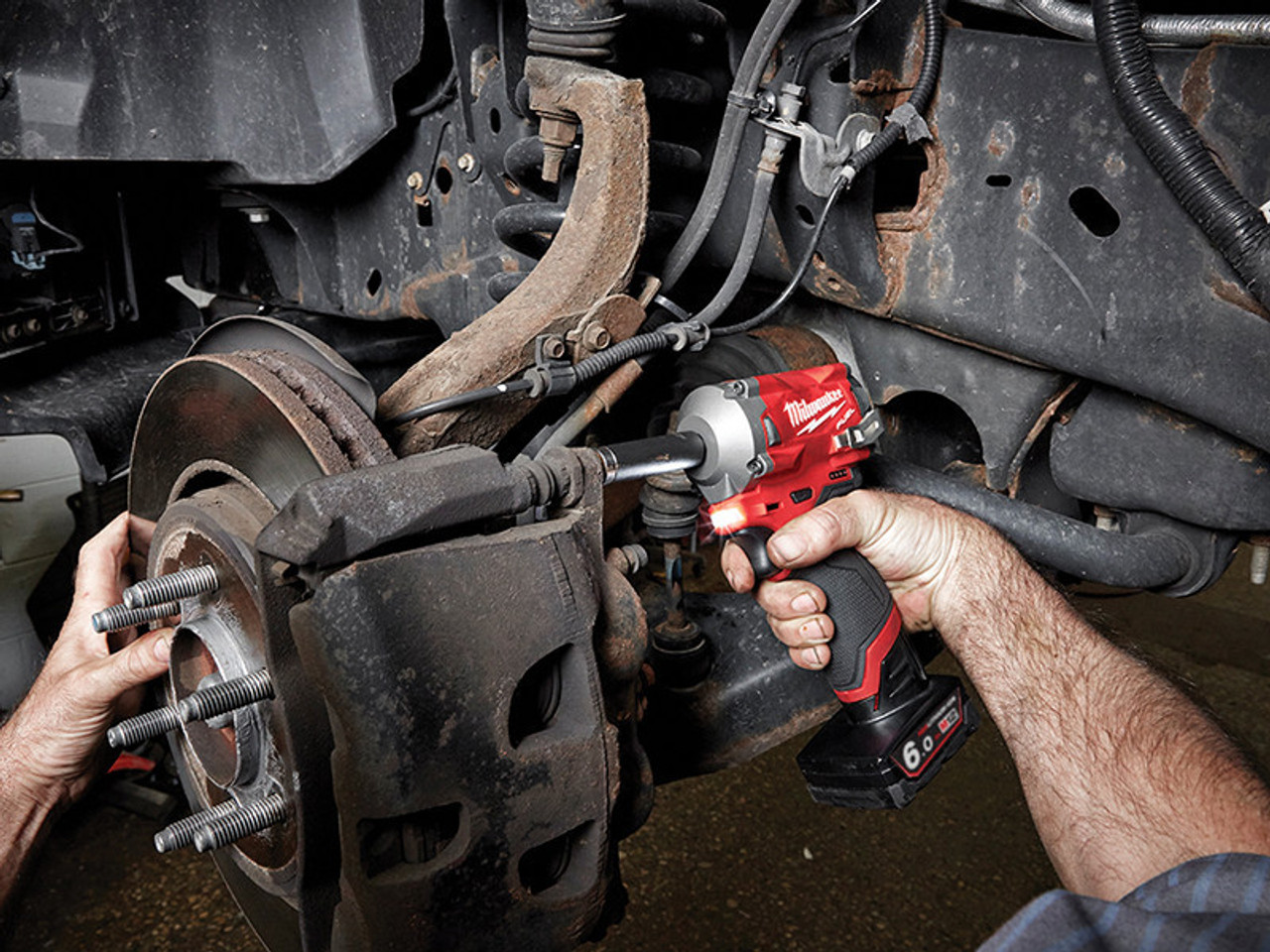 Milwaukee Power Tools M12 FIW38-622X FUEL Impact Wrench Kit 12V 1 x 2.0Ah & 1 x 6.0Ah Li-ion