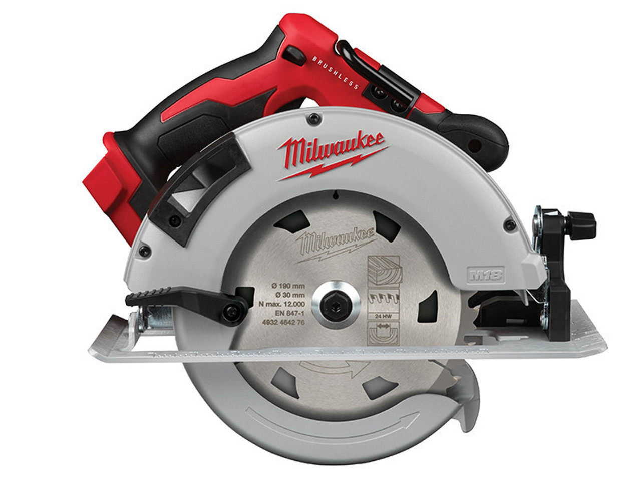 Milwaukee Power Tools M18 BLCS66-0 Brushless Circular Saw 190mm 18V Bare Unit