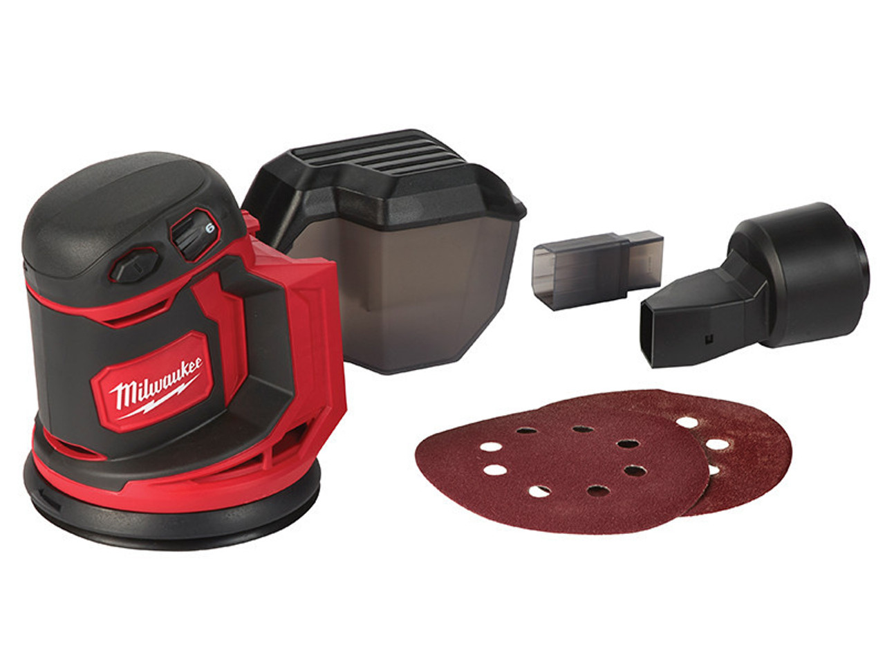 Milwaukee Power Tools M18 BOS125-0 Random Orbital Sander 18V Bare Unit