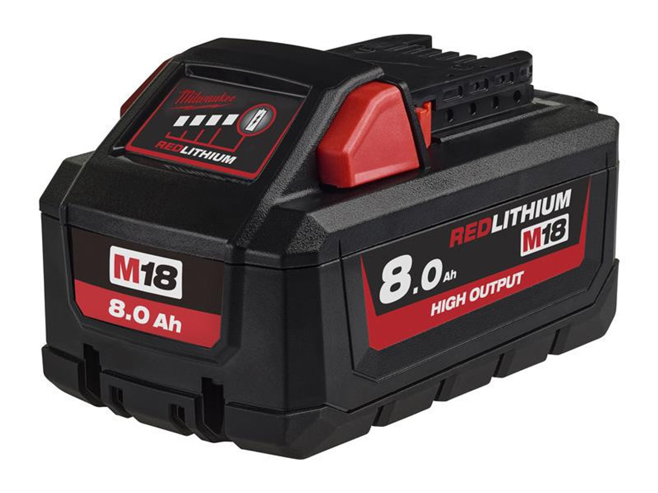 Milwaukee Power Tools M18 HB8 HIGH OUTPUT Slide Battery Pack 18V 8.0Ah Li-ion