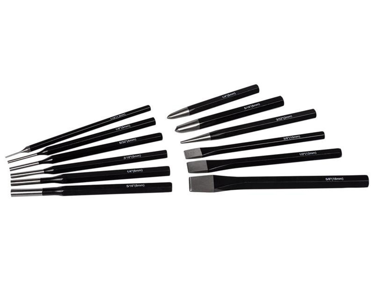 Roughneck Punch & Chisel Set 12 Piece