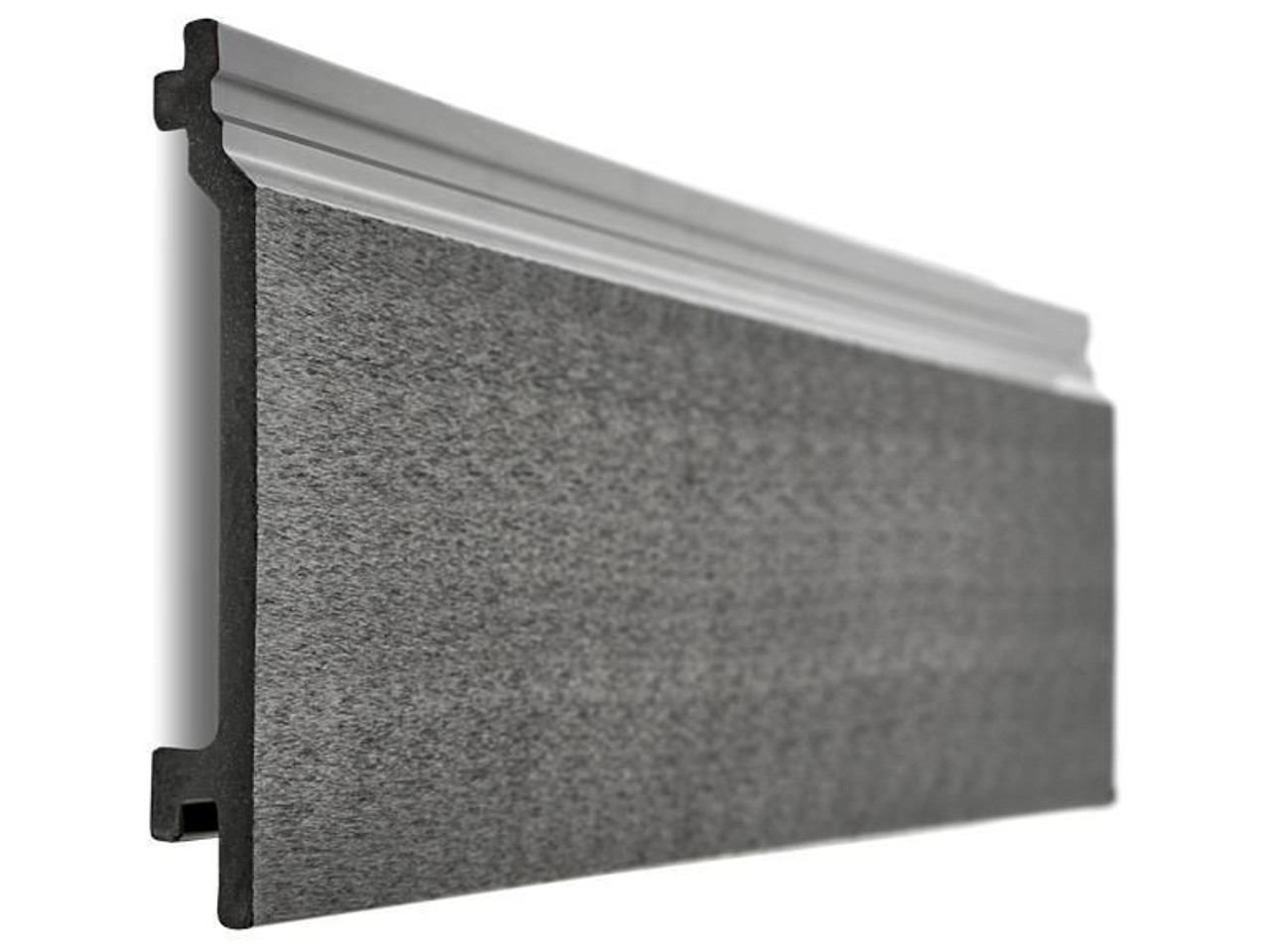Cladco Woodgrain Composite Cladding Charcoal