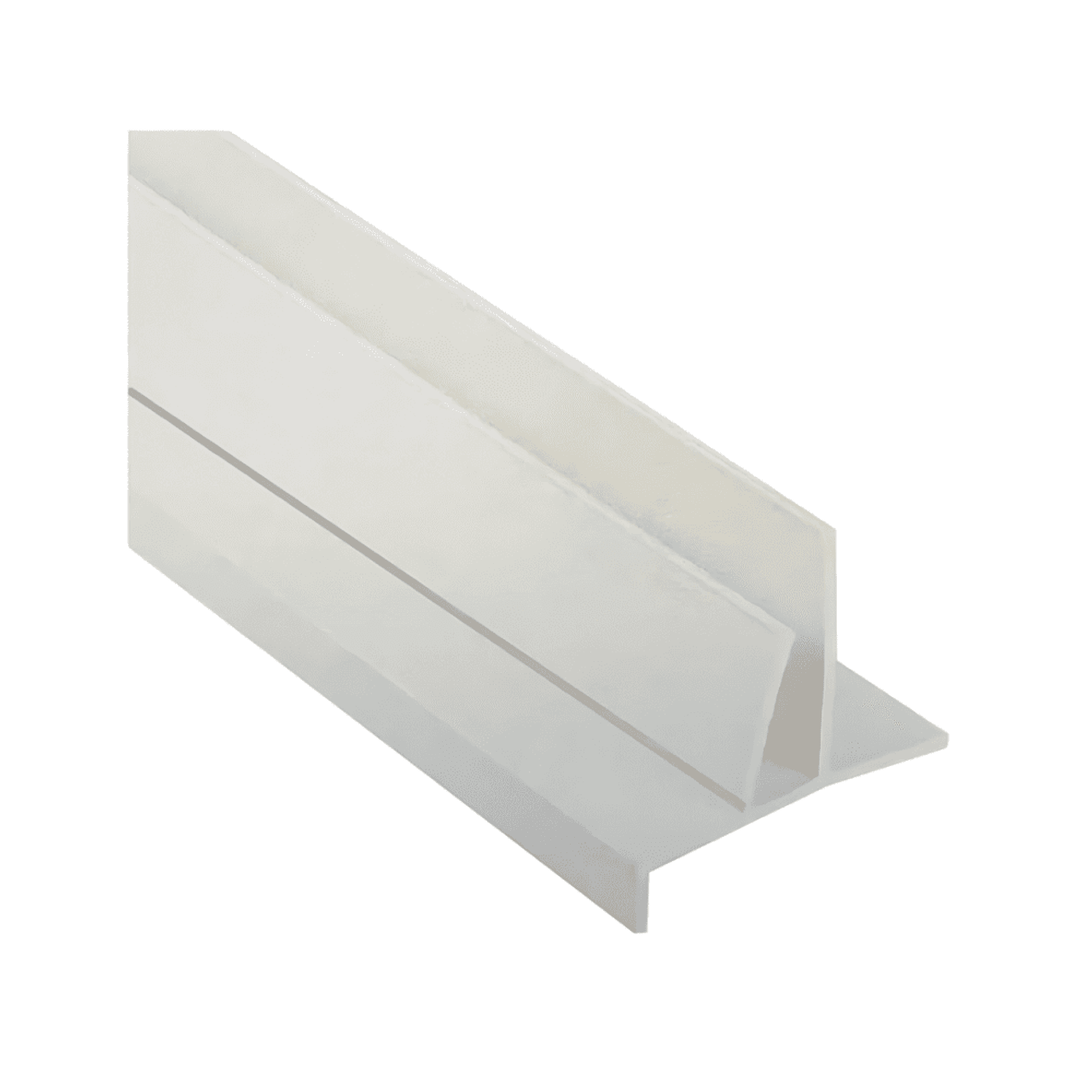 Deeplas Embossed Cladding Starter and Drip Light Ivory x 6m