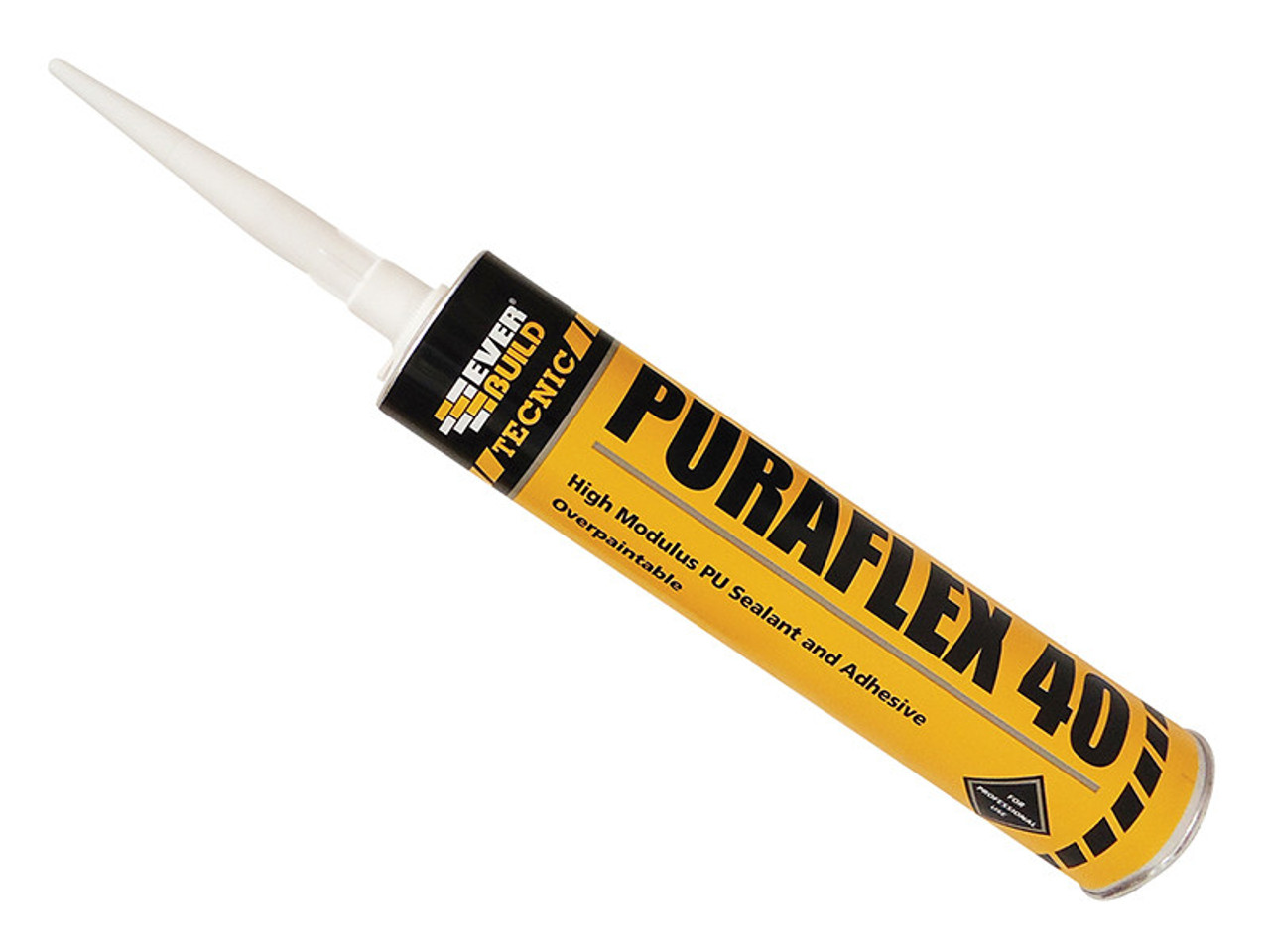 Everbuild Industrial Puraflex 40 Sealant White 300ml