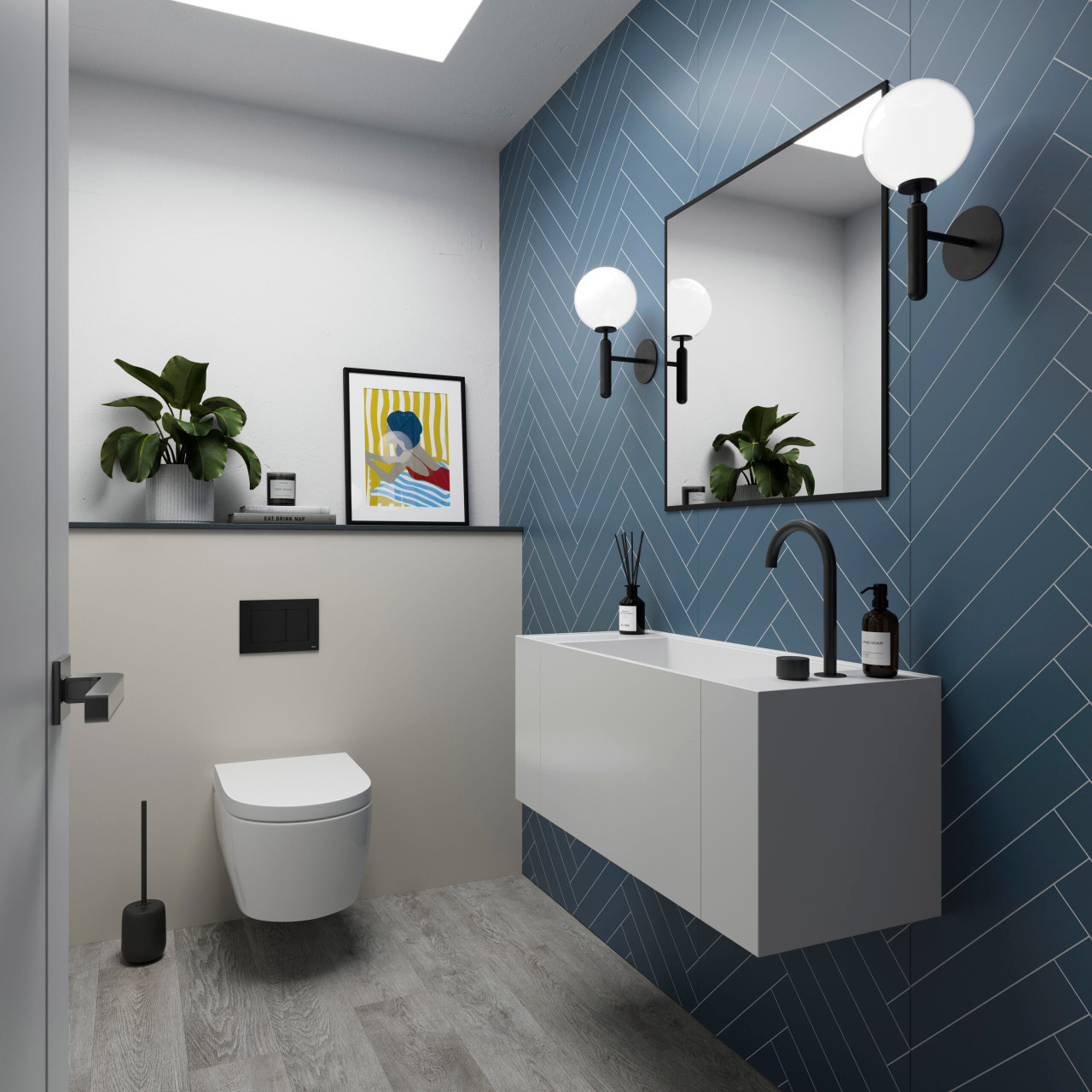 Showerwall - The Tile Collection Nordic Blue