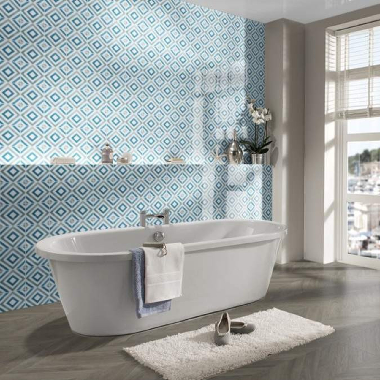 Showerwall Acrylic Panels - Patterns - Diamond SCA09