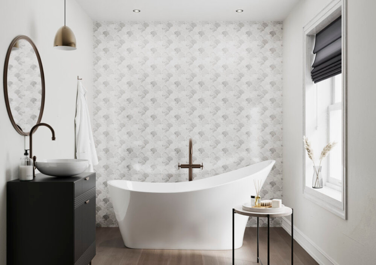 Showerwall Acrylic Panels - Patterns - Scallop Marble SCA66