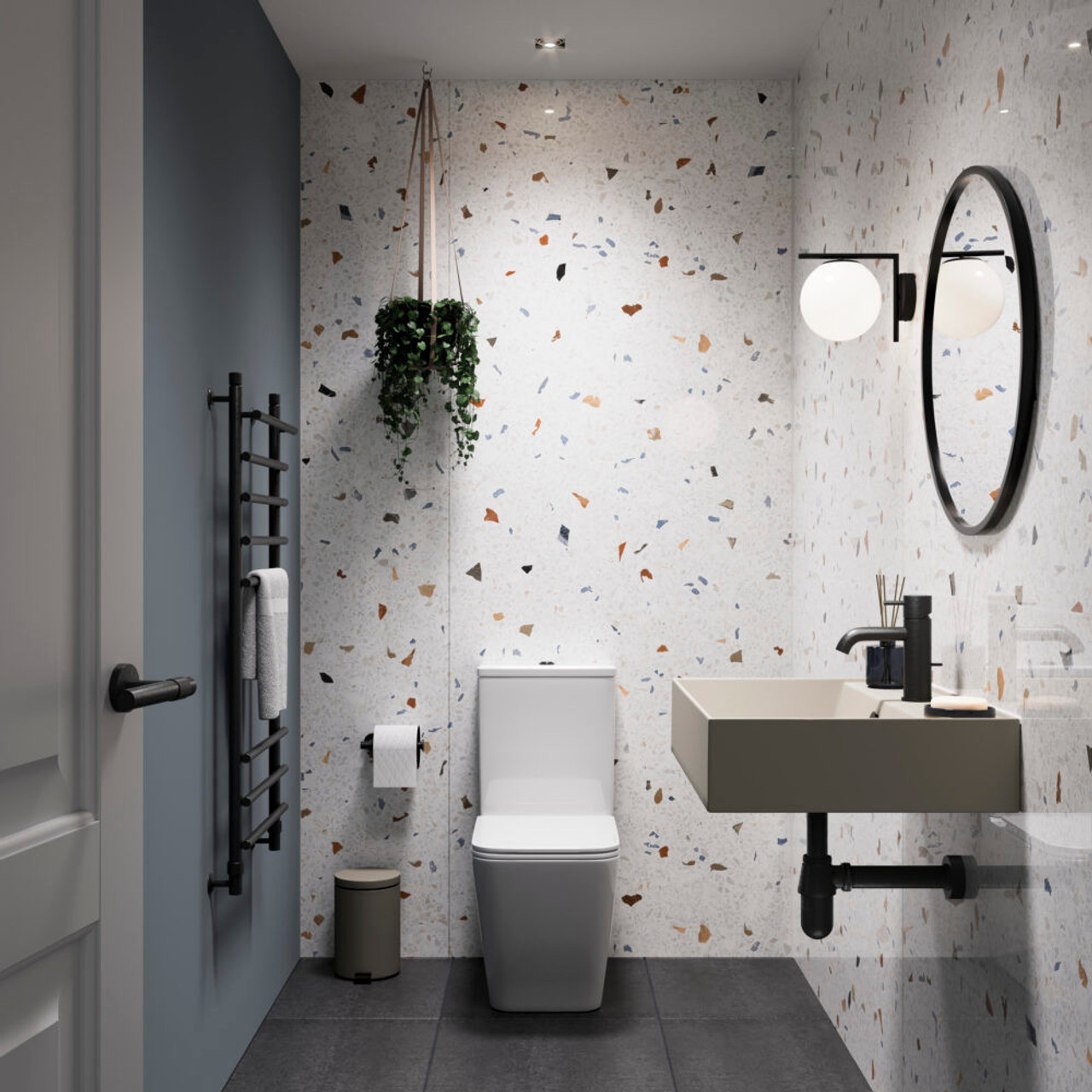 Showerwall Acrylic Panels - Patterns - Ravello Terrazzo SCA76