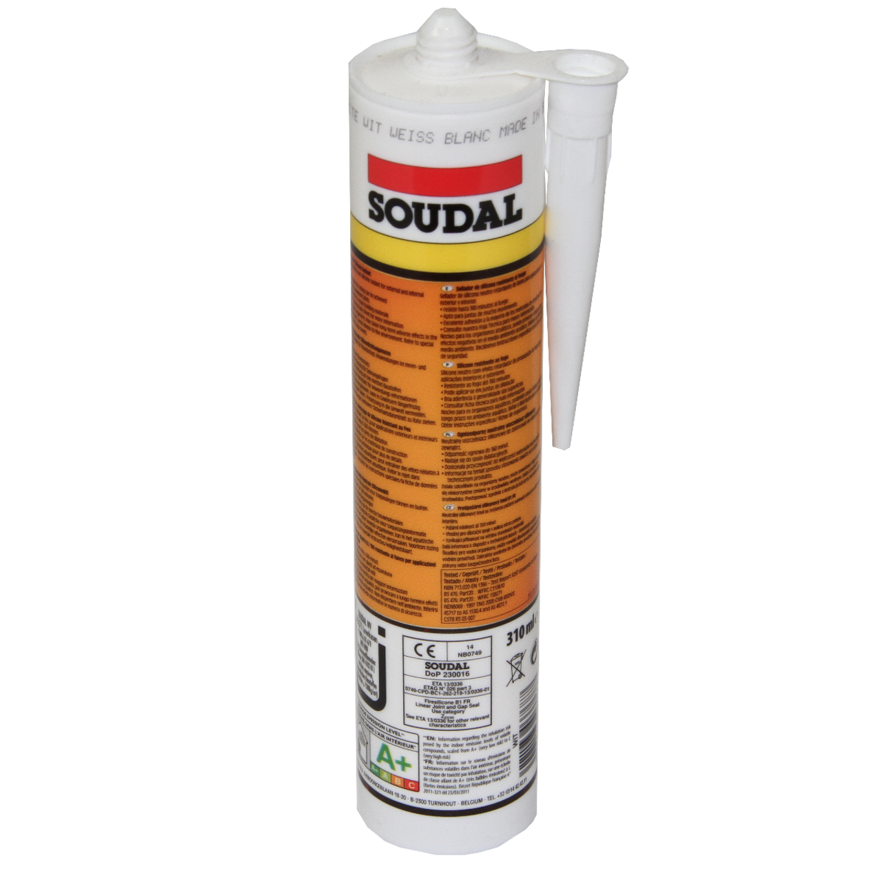 Soudal Fire Silicone B1 FR White
