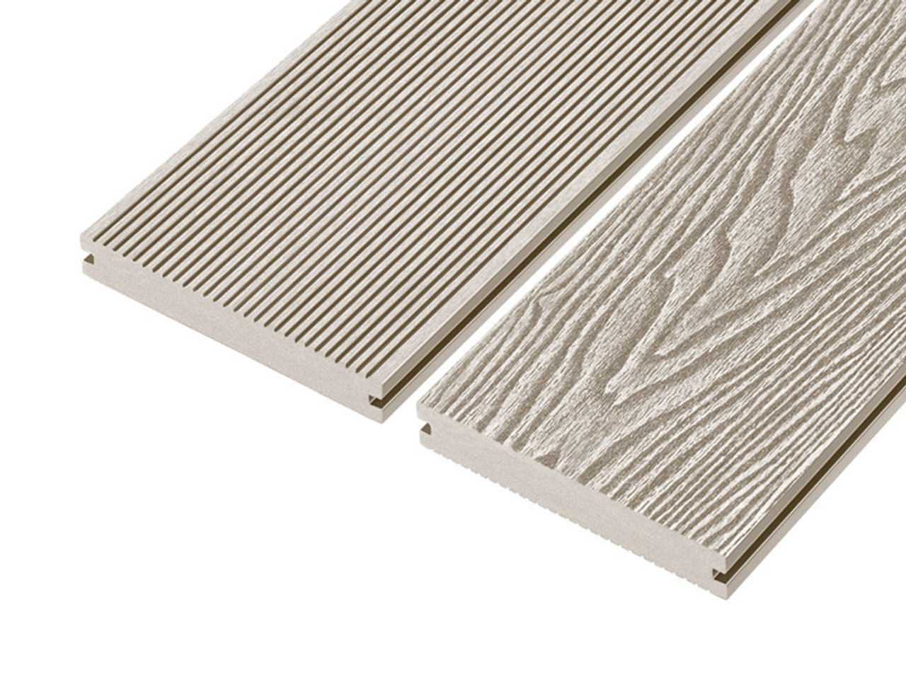 Cladco Reversible Solid Composite Decking Ivory