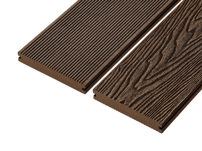 Cladco Reversible Solid Composite Decking Coffee