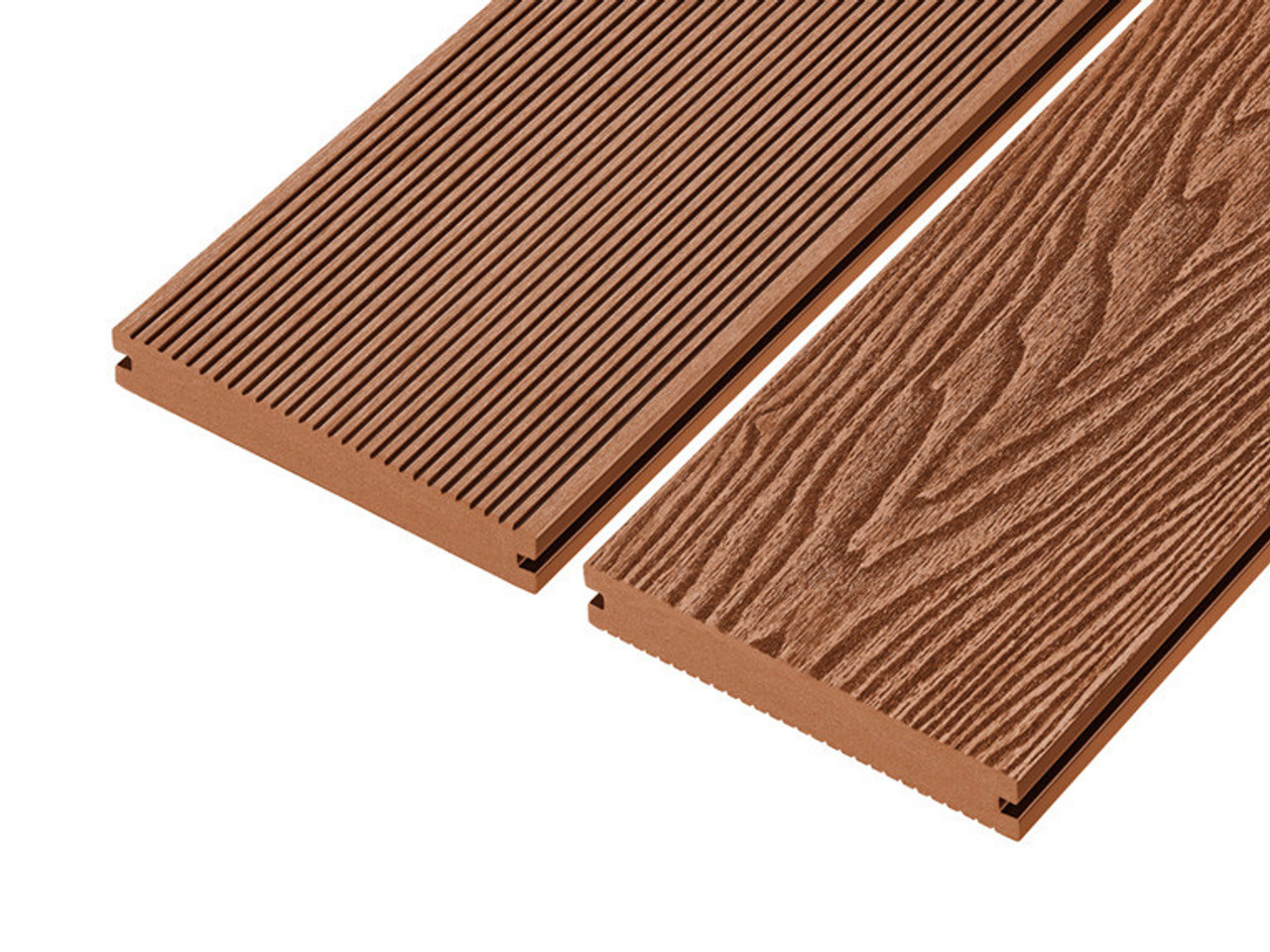 Cladco Reversible Solid Composite Decking Redwood