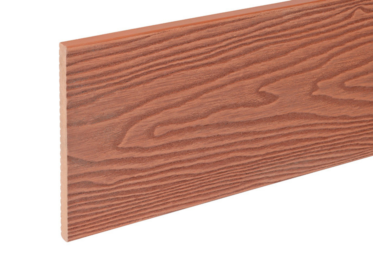 Cladco WPC Woodgrain Fascia Board Redwood
