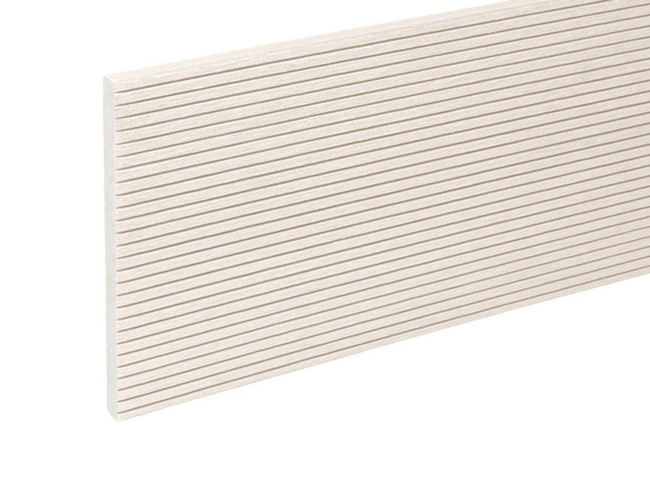 Cladco WPC Narrow Grooves Fascia Board Ivory