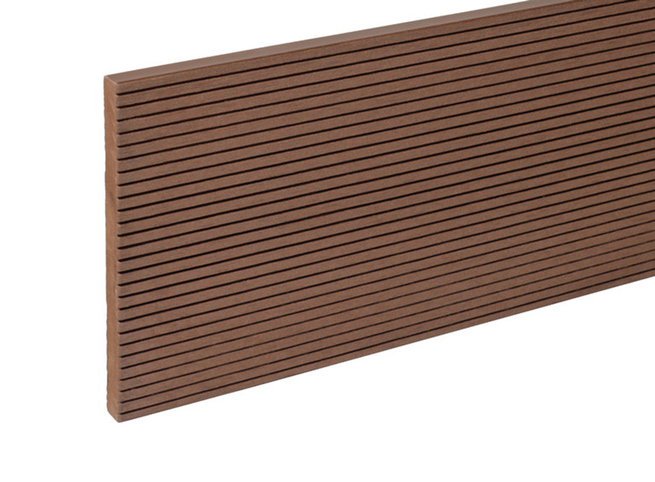Cladco WPC Narrow Grooves Fascia Board Coffee