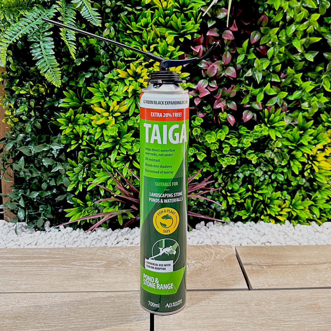 Taiga Landscape Carbon Black Expanding Foam 700ml