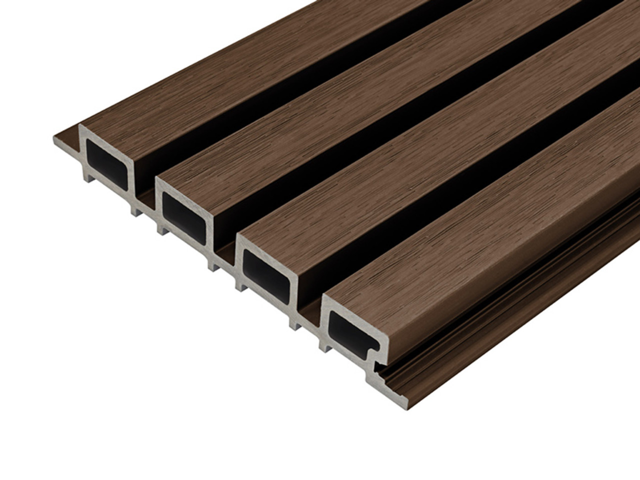 Coffee Slatted Cladding