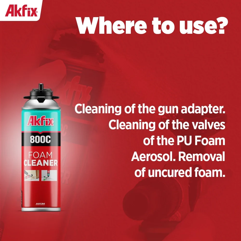 Akfix 800C - Gun & Foam Cleaner 500ml