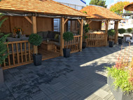 AB Composite Decking Tiles - Crown Pavilions, Southampton Boat Show 2018
