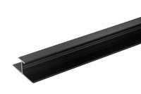 Showerwall Joining Strip (H Trim) – Matt Black