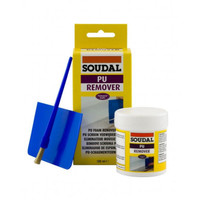 Soudal PU Expanding Foam Remover – 100ml Paste with Brush & Spatula